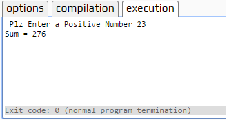 C++ Program to Find the Sum of Natural Numbers