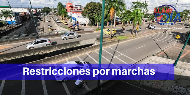 RESTRICCIONES DURANTE LAS PROTESTAS EN VILLAVICENCIO