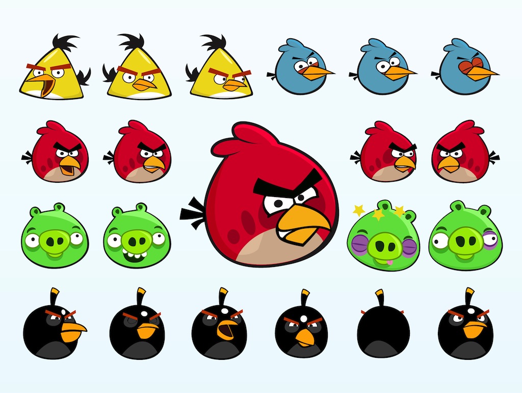 Free Printable Angry Birds Stickers  Toppers or Labels 