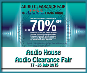 Audio House Audio Clearance Fair 17 July 2015 