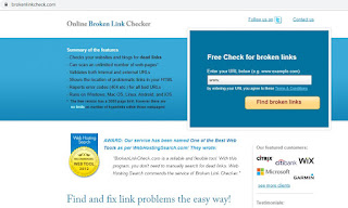 cara cek broken link menggunakan brokenlinkcheck.com