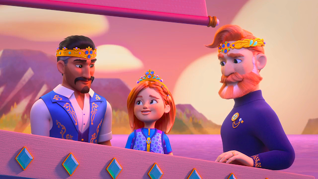 29+ LGBT Kid's Shows - Princess Power - Picture of two gay dads and their daughter