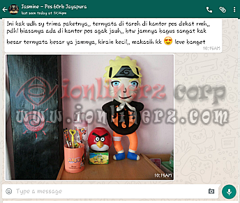 Testimoni Jam Dinding Flanel Kartun Boneka