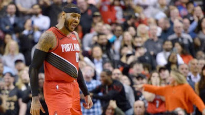  ⊛ Jumper de Carmelo Anthony con 5 segundos da triunfo a Blazers ⊛