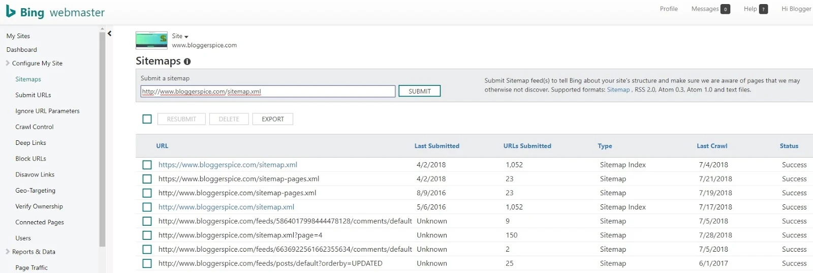 How to Submit Sitemaps - Bing Webmaster Tools