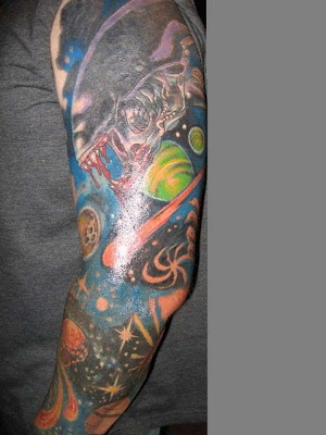 alien tattoos