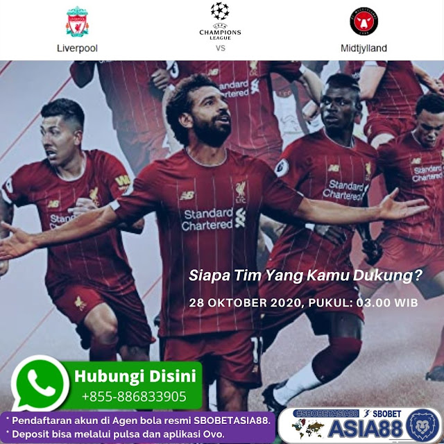 Fakta Duel Liverpool vs Midtjylland Jelang Liga Champions