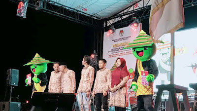 KPU Tolitoli lakukan Peluncuran Tahapan Pilkada, ditandai penetapan maskot