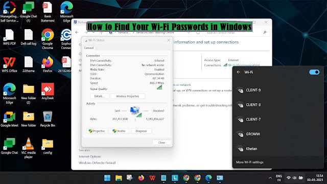 How to Find Your Wi-Fi Passwords in Windows