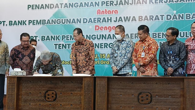 Sah, Bank Bengkulu Dan Bank Jawa Barat Banten Tbk Teken Kerjasama