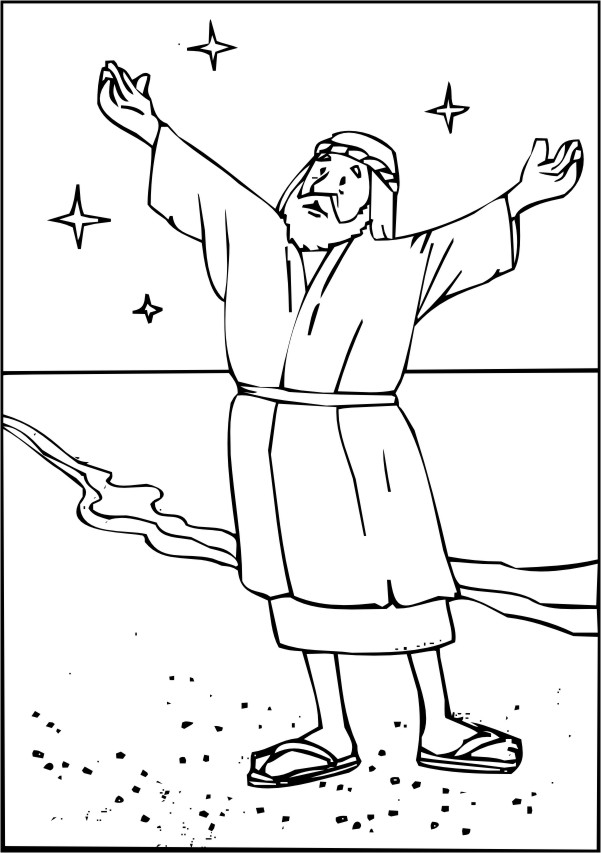 Abraham Coloring Pages 1