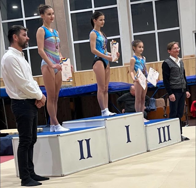 Podium pentru Leova la Campionatul și Cupa Republicii Moldova la gimnastică pe trambulină, ediția 2023