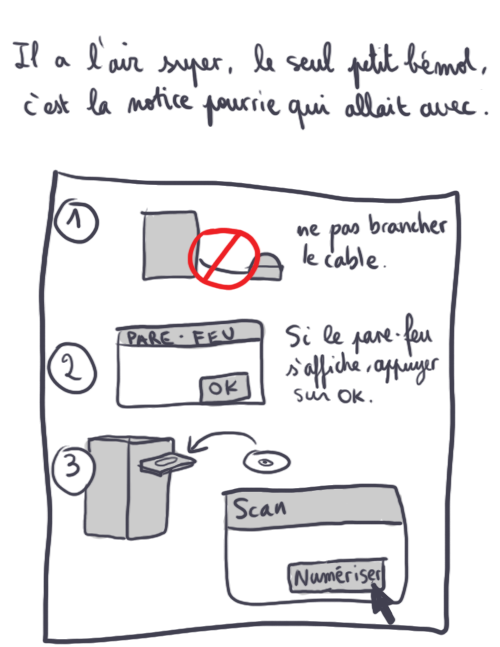 La notice du scanner est nulle