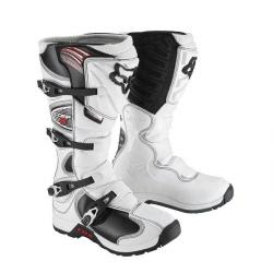 Fox White Motorbike Boot