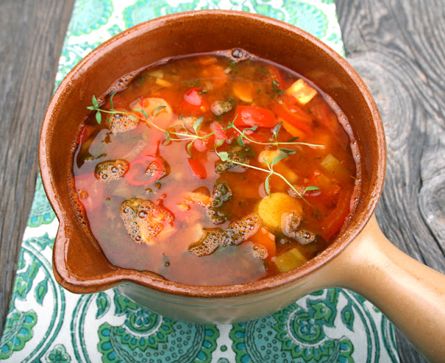 Oppskrift Høstsuppe Grønnsaksuppe Linser Grønnkål Gulbete Polkabete Høstfarger