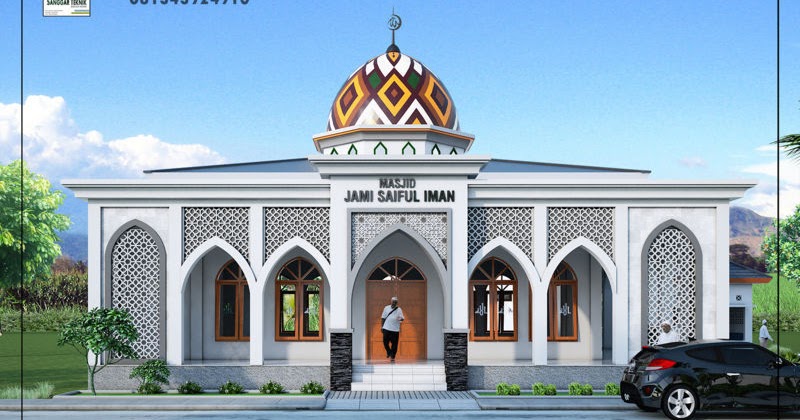 40 Desain Masjid  2 Lantai Sederhana Yang Nyaman 