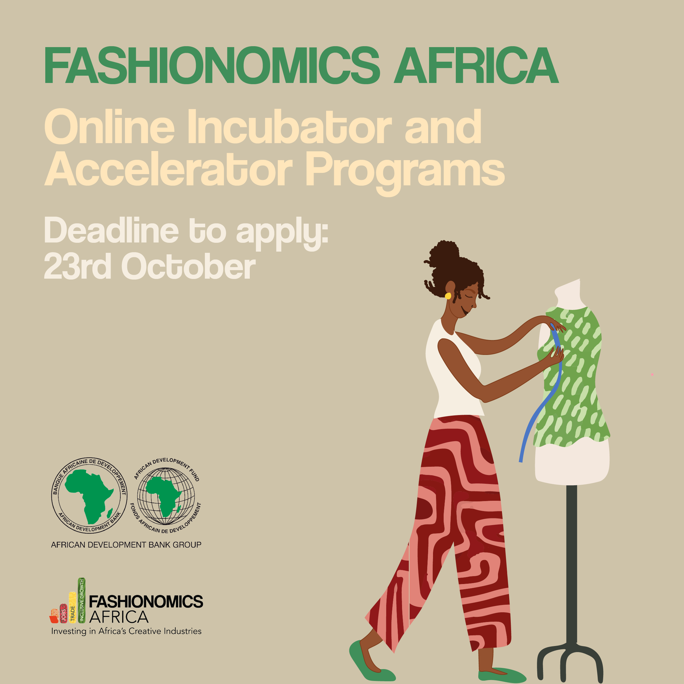 African Fashion, Textile, Apparel and Accessories entrepreneurs and businesses from Fashionomics Africa Online Incubator and Accelerator programs