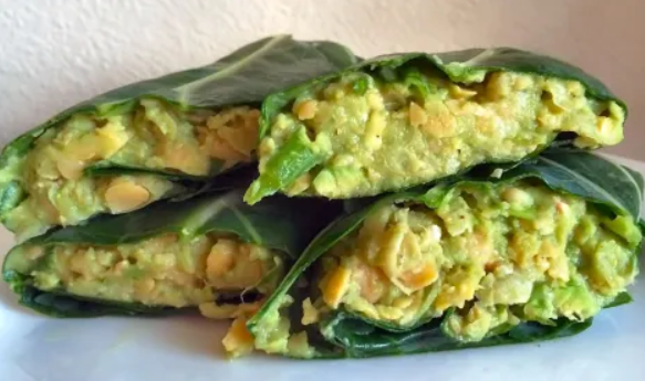 Chickpea Avocado Wrap