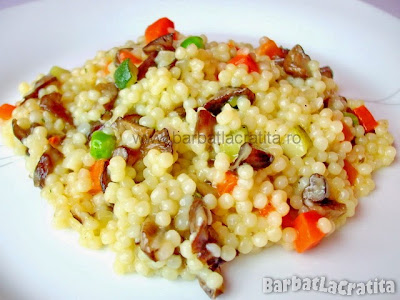 Cuscus cu legume Cous-cous preparare reteta