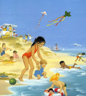 Summer, livre pour enfant sur l'été et les vacances, de Gerda Muller, Editions Floris Books