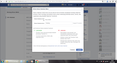 Cara Mengubah Nama Fanspage Facebook 2016