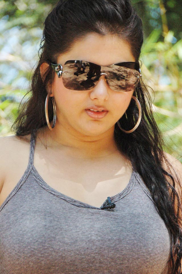 Namitha in Tank-Top Showing Huge Breast andy 