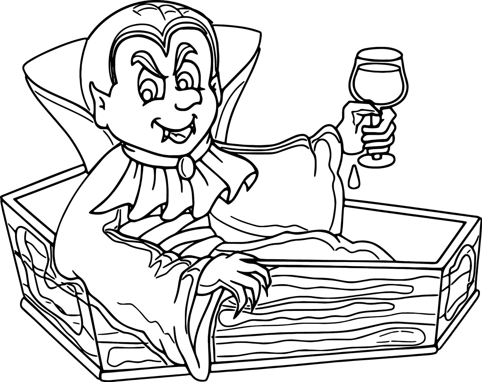 Free Vampire Coloring Pages To Print