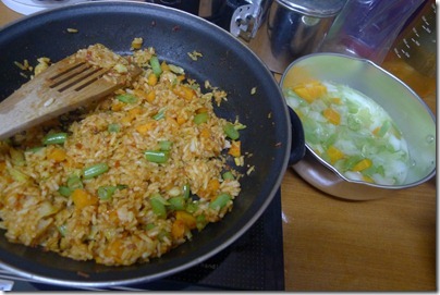 4 steps fried rice