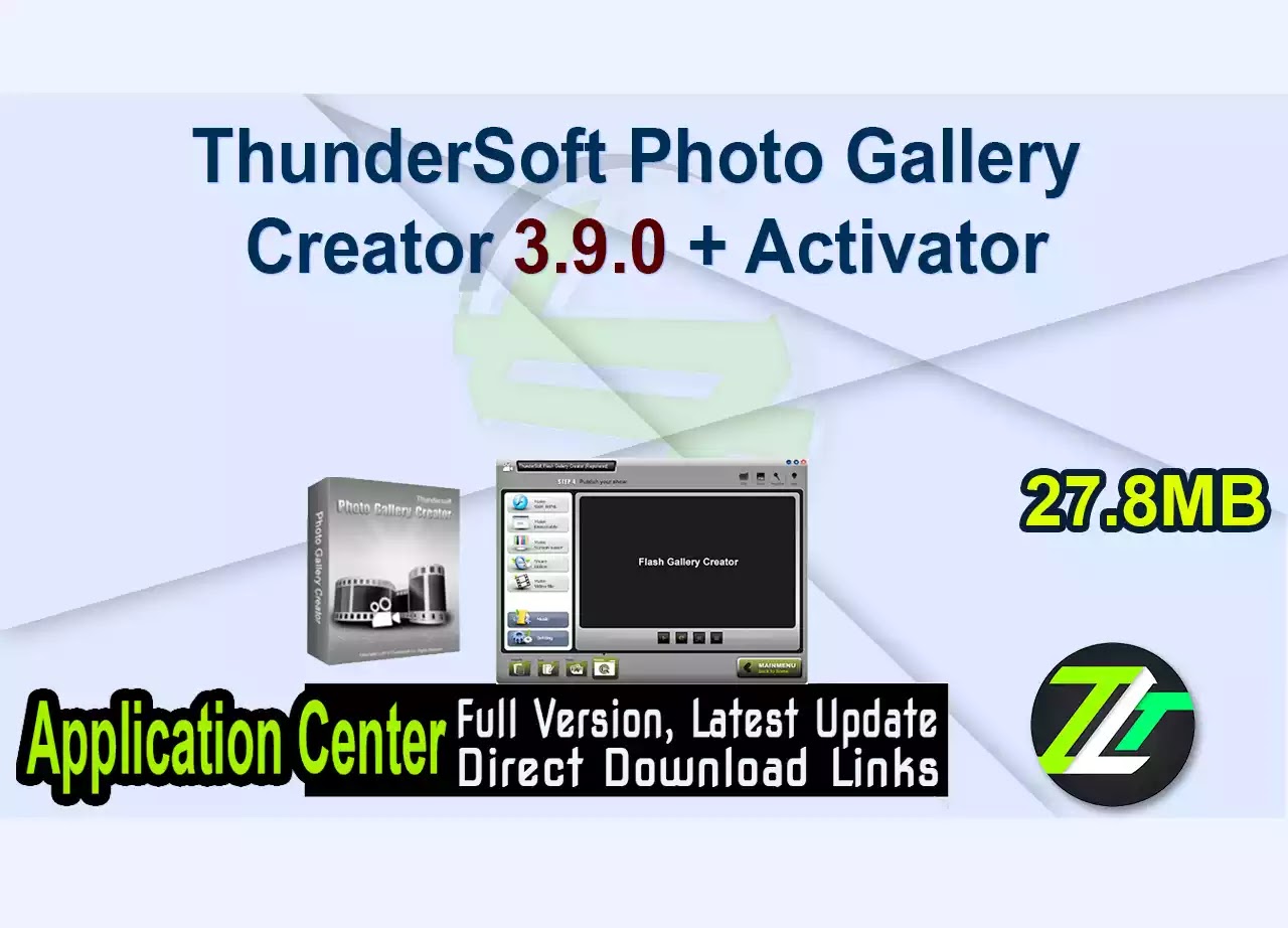 ThunderSoft Photo Gallery Creator 3.9.0 + Activator
