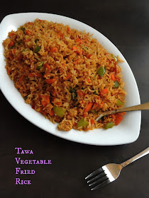Tawa vegetable fried rice