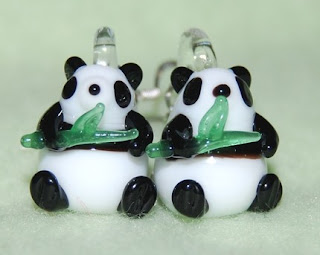 Panda Earrings on Beaded Jewelry And Hot News     Beaded Jewelry   Panda Earrings