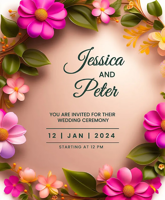 Wedding Invitation and Save the date PSD templates ll PSD Invitation ll Birthday Invitation