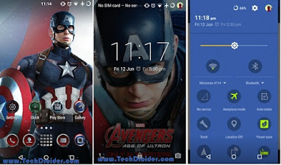 Caption America Cm12 Theme