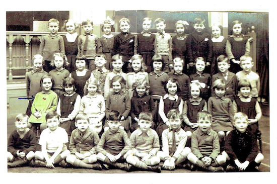 Highgate Primary School 1938 - Theodora Straker first on left second row