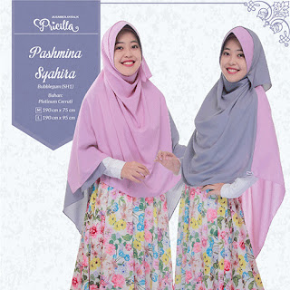 Jilbab Pashmina Syahira Platinum Cerruti