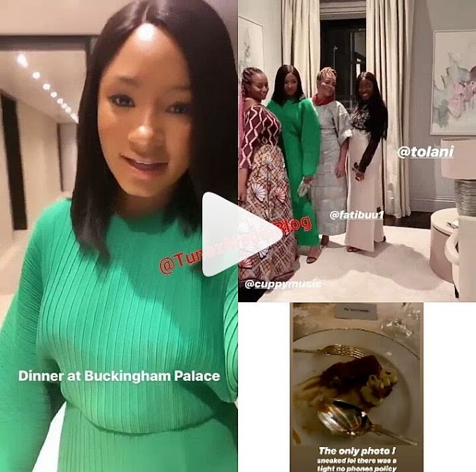 Billionaire Otedola Family Takes Their Shinanigans To The Royal Palace