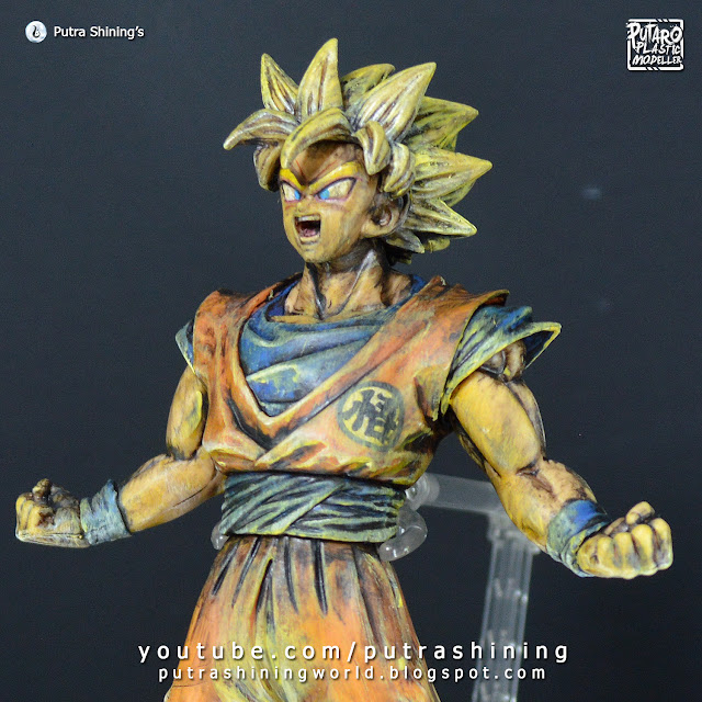 Dragon Ball Z Son Goku Vinyl Custom Paint by Putra Shining