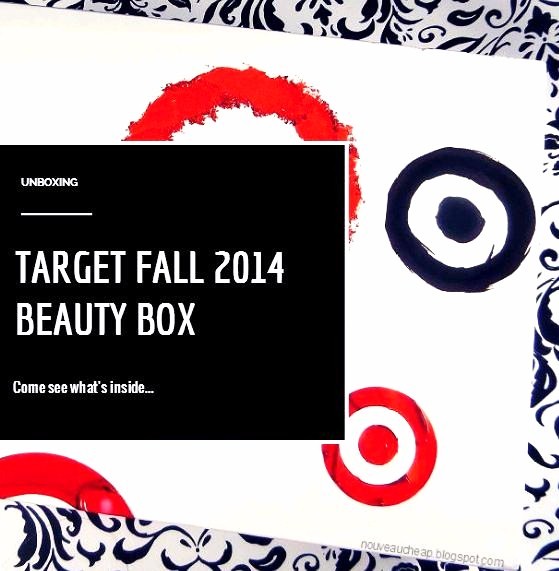 Unboxing: Target Fall 2014 Beauty Box (PS: It's Still Available for ...