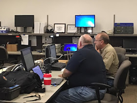 ARES team in the State EOC