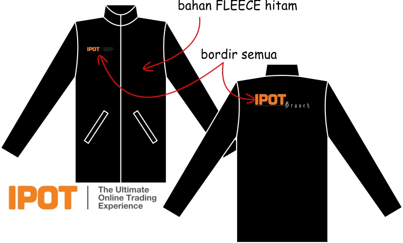 Desain jaket keren: desain jaket IPOT mas Andi