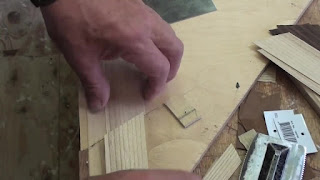 Woodworking Veneer inlay