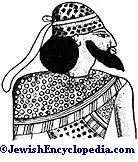 Figura de um Semita com barba retirada do Obelisco Negro de Beni-Hassan.