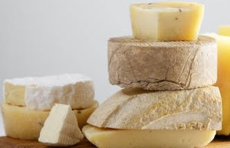 Cheese is a solid that is taken from milk and hardened.