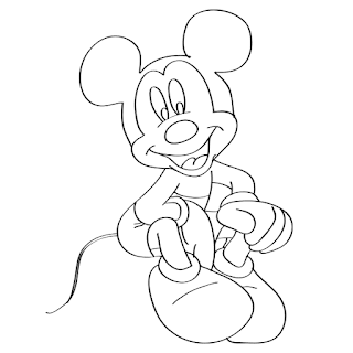 Mickey Mouse drawing