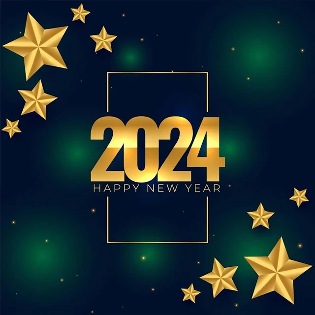 Happy New Year 2024, Stars, Gold Numbers, Free Wallpaper 4K is a unique 4K ultra-high-definition wallpaper available to download in 4K resolutions.