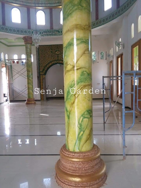 Jasa tukang cat wash motif marmer kudus