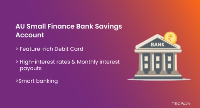 How to create AU small finance saving bank account?