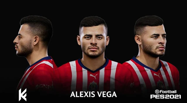 Alexis Vega Face 2023 For eFootball PES 2021