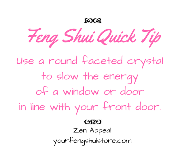 Feng Shui Tip Front Door Crystal