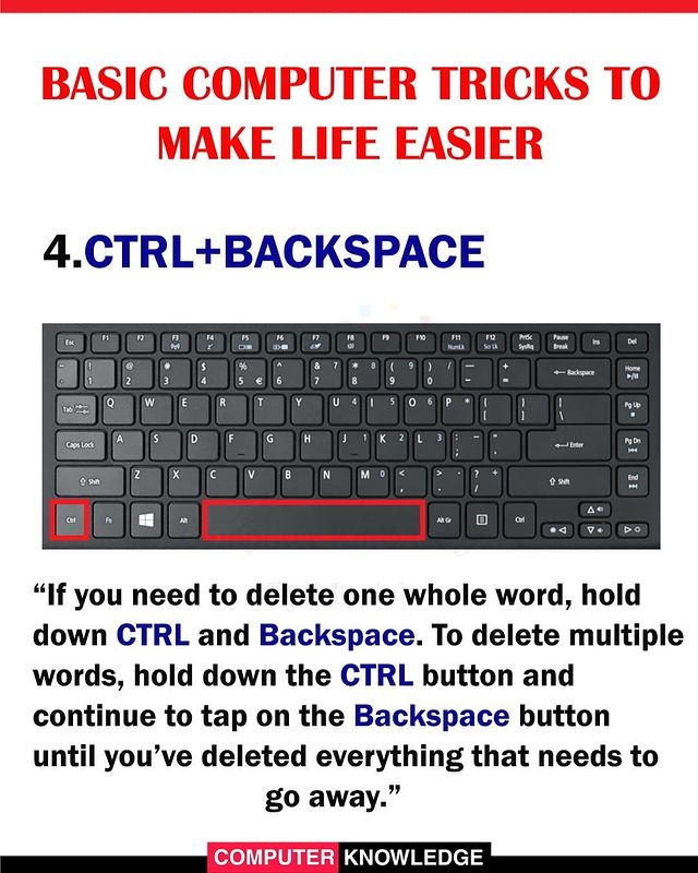 basic computer tricks knowledge skills laptop coding cloud computing java informatiom technology instagram